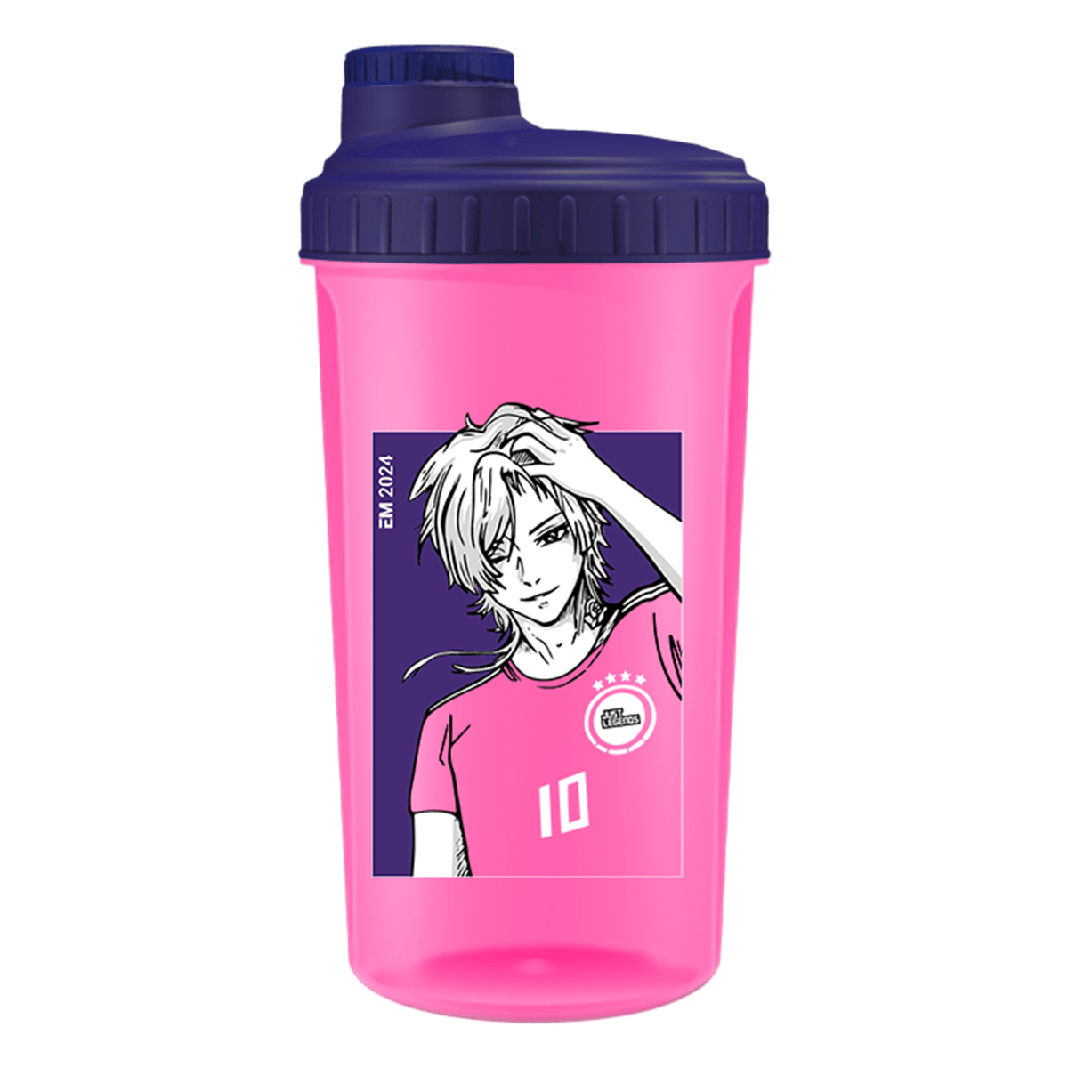 Just Legends Gratis Shaker "Euro 2024" | Funktionaler, veganer Free Gift auf Pulverbasis ohne Zucker, mit wenig Kalorien, vielen Vitaminen und natürlichen Aromen.